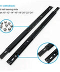 Beefy Heavy Duty Telescopic Drawer Slides 22 Inch Full Extension Hydraulic Ball Bearing Soft Close for heavy load drawers