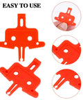 Six Pack Bicycle Brake Pads Spacers For Hydraulic Disc Brakes, orange pad spreader tools, easy brake separation accessory