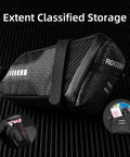 1.5L Bike Saddle Bag For Mountain And Road Bikes, Durable PU Fabric Seat Pouch With Diamond Grid Shield, lightweight storage