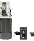 AC 110V 180W Worm Gear Reducer Motor With Speed Controller One To Fifty Reduction Ratio Gearmotor and control panel