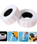 Pricing Label Stickers Paper in Bulk 10 Rolls 4000pcs Adhesive Retail Price Tags for Price Marker Machines Office and Shop Supplies