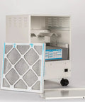 Replacement Air Cartridge For Air Purifiers That Last Up To Six Months shown with purifying unit and cartridge detail