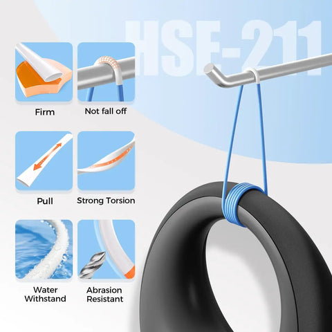 Top Shelf Performance Hse-211 Heat Shrink Label Tubes For Wire Cables compatible with Brother Ptouch Printer showing features and durability.