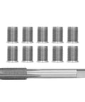 Top Grade M10x1.25 Thread Repair Tool Kit With Stainless Steel Tap And Inserts For Quick Engine Fixes Generators And Gas Pumps No More Replacing Parts, 10 inserts