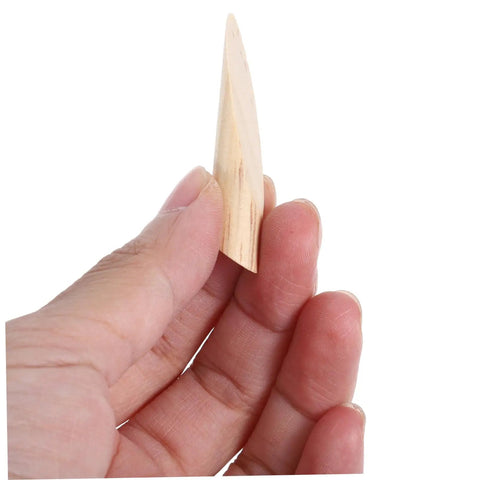 Solid Wood Pocket Hole Plugs 50 Pack For Pocket Hole Jig Furniture Repair Durable Wood Plugs held in hand