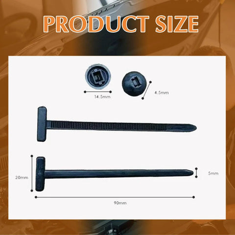 One Button One-Click Release Nylon Cable Tie Buckles Set 20 50 100 200 Pcs Heavy Duty Self Locking Zip Ties size details