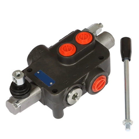 single spool hydraulic control valve with handle