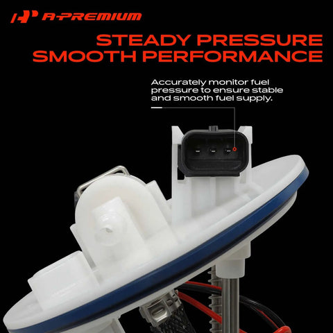 Straight Up Electric Fuel Pump Module Assembly With Pressure Sensor For Hyundai Azera And Kia Cadenza V6 3.3L close-up view of pressure sensor