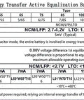 Active Energy Transfer Balancer Module specifications for Heavy Duty Active Equalizer Balancer Module For 13S 14S 15S 16S 17S Lithium Batteries.