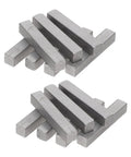 20pcs Stainless Steel Parallel Shaft Key High Strength Drive Key For Machine Tool Go Carts Precision Ground Flat End Pin stack