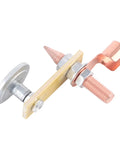 Heavy Duty Welding Magnet Head With 4mm Thick Insulation Board For Superior Safety Ground Connector Holder showing detailed metal components.