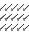 Hella Durable Metal Tack Nails 500 Piece Set Tight Grip Hardware Studs close-up view of steel tacks for woodworking and repairs.