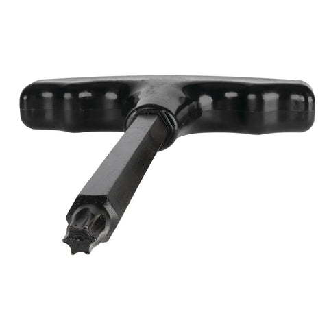 Single tool from 10-Piece Star T-Handle Allen Wrench Set With Long Arm Hex Keys Built Tough For Any Job Durable Carbon Steel Black Oxide Finish