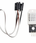 Plug And Play Digital Temperature And Humidity Sensor Module With Cable For Greenhouse Monitoring And Industrial Environment Control For DIY Electronics Projects Using DHT22 AM2302
