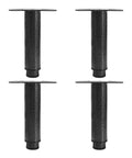Adjustable Furniture Legs 4 Pack Silent Metal Sofa Bed Feet For Cabinets And Tables Stable High Bearing Capacity Wear Resistant And Durable Easy Install Reduces Wobble And Prevents Damage