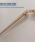 No Sweat Natural Wood Handrail Grippin Tight Stair Railing For Outdoor Steps Decks Wall super sturdy natural wood color handrail.