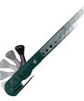 Gecko Gauge Siding Tool With Pro Grip Clamp For One Man Install, Fast Accurate Siding Layout And Next Course Support For Nailing, Green 2 Pack For LP Wood Siding Projects, green metal clamp