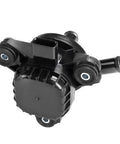 Top Shelf Auxiliary Electric Coolant Water Pump G9040-47090 close-up view showing connectors and hoses for efficient cooling.