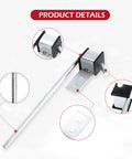 Close-up of Four Pack Built Tough Heavy Duty Exhaust Hanger Rods 3/8 Inch By 10 Inch Universal Fit Galvanized Carbon Steel With Shock Absorbing Design
