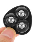 Close-up of 12pcs Ball Swivel Caster Wheels for Furniture, 360 Degree Rotation, showing three shiny ball casters in black base.