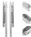 14 Inch Drawer Slides Replacement With Damping Soft Close Hidden Bottom Mount Rails shown with close-up details.