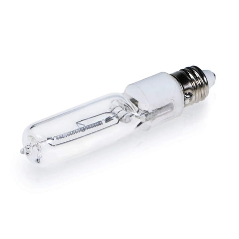 75W Halogen Bulb With E11 Mini Candelabra Base 1050 Lumens Quartz Glass 4 Pack Great For Specialty Lighting In Appliances Ceiling Fans And Accent Lamps For Decorative Fixtures