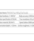Built Like A Tank Bt30 And Bt40 Face Milling Collet Designed For Cnc Machining Centers, specifications chart close-up.