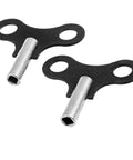Two Pack Antique Clock Winding Key Kit For Wall Clocks And Alarm Clocks Includes 4.5 mm And 0.177 Inch Square Hole Keys