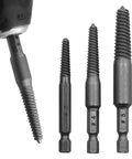 Cool Bolt Extractor Set That Nails Stripped Screw Removal For Wood Or Metal Fast And Tough Tools Perfect For Automotive Garage Work Home Projects Or Industrial Jobs You Gonna Love How Well This Shank Flute Kit Unwinds Stuck Bolts And Save Your Day. steel bolt extractor bits #3 #4 #5