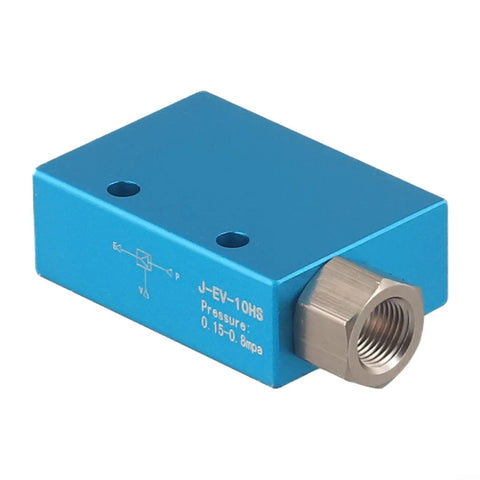Heavy Duty Aluminum Alloy EV-10 Pneumatic Vacuum Generator Venturi Pump. Compact Industrial Ejector For Automation Robotics With High Efficiency Suction Power Reliable Hold For Fast Pick And Place Operations Durable Metal Build
