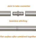 Heavy Duty Rolling Ladder Hardware Kit With Smooth Stainless Steel Track For Libraries And Lofts Hella Sturdy Full Set featuring tube connector joint and seamless stitching.