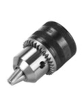 Go-To Quick Change Drill Chuck Adapter With SDS Plus Shank for hammer converter, showing 1/2-20 UNF mount and 3-jaw keyed grip.