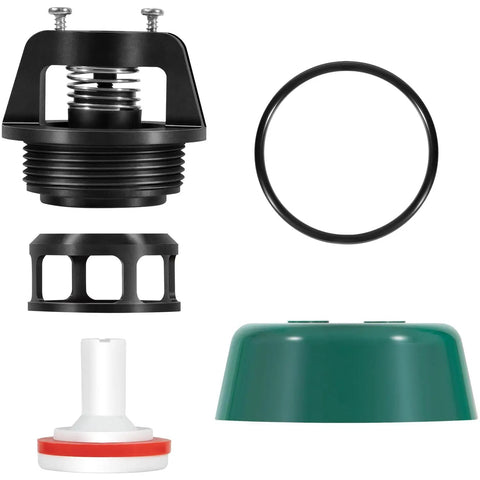 Complete 1/2 To 3/4 Inch Float And Bonnet Repair Kit For Backflow Preventers And PVB Valves with components and O-ring.