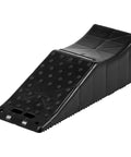 Dual Axle Tandem Wheel Ramp With 5.5 Inch Lift For Trailer And RV Tire Changes, Heavy Duty Concave Portable Ramp shown from side view