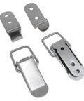 Stainless Steel 90 Degree Toggle Latch Heavy Duty Rust Resistant Cabinet Hardware for cabinets, closets, toolboxes, silver finish, 2 pack