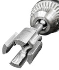 Close-up of 4 Piece PPR Pipe Threading Tool Kit With Sealant Tape Creates Internal And External Threads For Plastic Pipes For DIY Plumbing Repairs