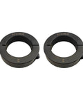 Heavy Duty Black Oxide 2 Inch Bore Single Split Clamp On Shaft Collar 3 Inch Outside Diameter 11/16 Inch Thick Includes Two 5/16-24 Set Screws