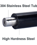 Close-up of Rock Solid Electric Linear Actuator Offering DC 24V Power And 1500N Push Capacity stainless steel tube detail.