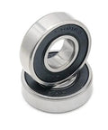 Two Pack 6200RS Deep Groove Ball Bearings With Double Rubber Seals 6200-2RS 10 x 30 x 9 mm for Machinery and Hobby Uses