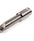 Close-up of metal boring bar from Heavy Duty R8 Boring Head Set With Three Inch Head And Three Quarter Inch Shank Six Piece Boring Bar Set.