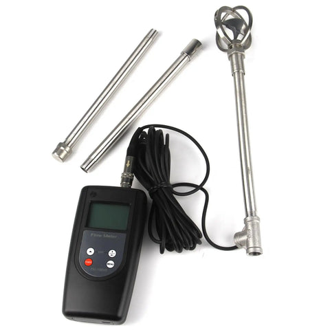 Portable Velocity Flow Meter For Water Testing, Easy To Use Flow Gauge, Rugged Water Velocity Tester For Sewage Environments, Display, and Sensors