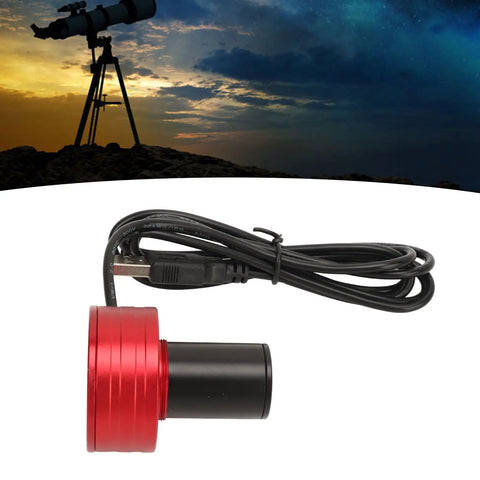HD 2MP Electronic Eyepiece For Telescopes And Microscopes With USB Port 1.25 Inch Digital Eyepiece Camera on white background