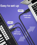 U2MIDI Pro USB MIDI Interface Cable With Filter And Mapper for quick, no-fuss plug-and-play PC to MIDI instrument setup.