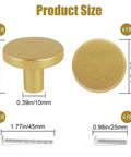 Hella Slick Gold Drawer Knobs With Screws 30mm Cabinet Pulls dimensions with sizes 30mm and screws for cabinet use.