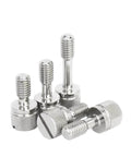 Stainless Steel Knurled Thumb Screws Set For Computer Case Bolts Grip It By Hand With Knurl Head M2 Through M8 Five Pieces Rust Resistant 304 Grade