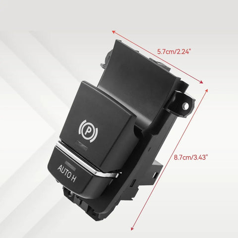No Sweat Plug And Play Fix Crisp Button Feedback Top Grade Build Electric Parking Brake Switch Control Actuator Replacement Panel Fits Bmw X3 F25 2011 2017 Models, 5.7cm x 8.7cm, black, compact design.