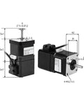 Stepper motors, 2 pcs, NEMA 23, 2-phase, 42HS40-YC-PD, 4-lead for CNC/3D printer