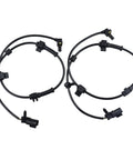 Direct Swap Front Abs Wheel Speed Sensor 2 Pack For Chevy Trailblazer Gmc Envoy Buick Rainier Ssr Driver Passenger Side with cables