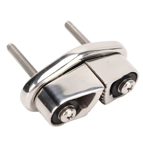 Straight Up Lightweight Stainless Steel Cam Clamps Offering Rock Solid Line Grip With Progressive Teeth And Smooth Polish For No Hassle Boat Projects And Effortless Marine Setup Days