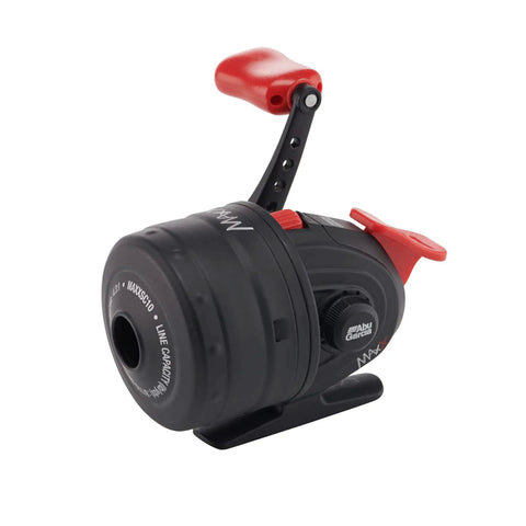Max X Spincast Reel Size 10 With Teflon Twin Cam Drag Graphite Frame Lightweight And Durable 8 Lb Max Drag Recovers 22 Inches